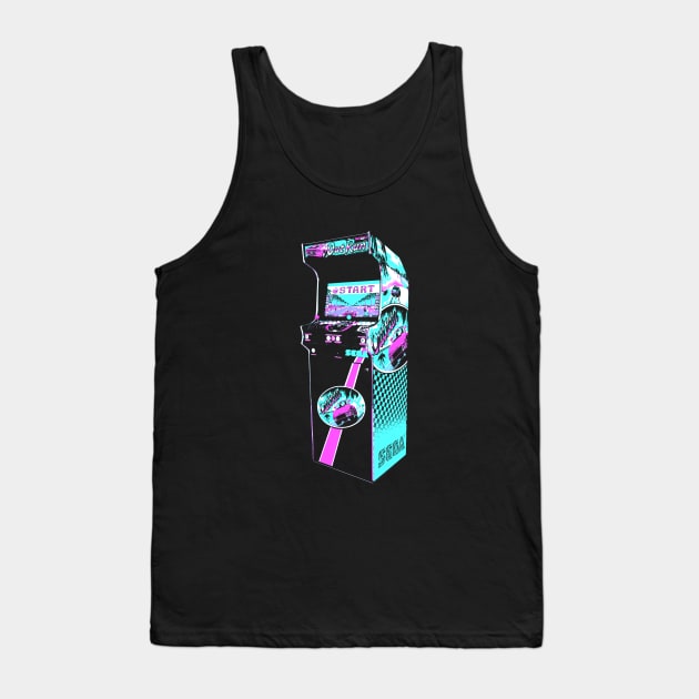 Out Run Retro Arcade Game Tank Top by C3D3sign